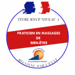 Titre RNCP niveau 4 - praticien en massages de bien-être